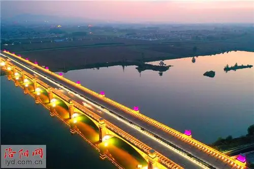 偃师夏都大桥亮化提升工程全面完工_新闻中心_洛阳网