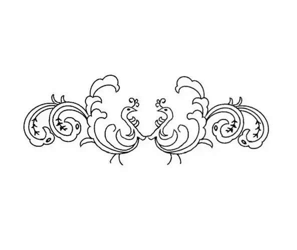 中国古代纹样图  #线稿  #中国传统文化  #简笔画教程