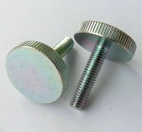 镀环保五彩圆柱头直纹滚花螺丝 厂家直销螺丝