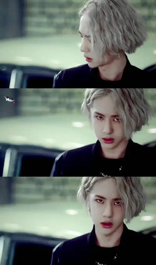 王一博白牡丹金发