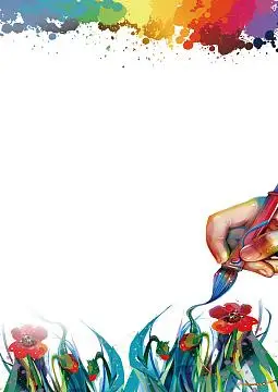 美术班招生海报背景素材