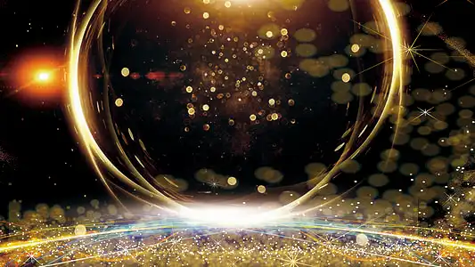 黑金风年会背景图片素材