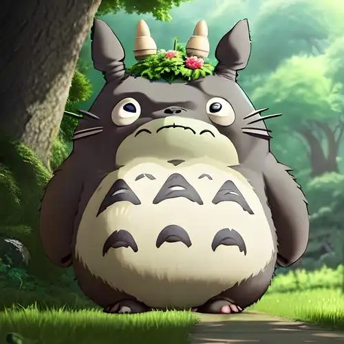 可爱的龙猫头像呆萌