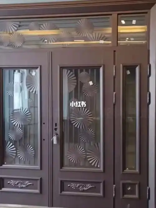别墅大门玻璃大门客厅门对开四开门子母门