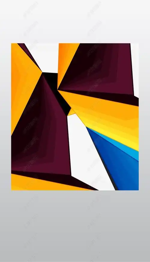 低聚几何三维形状背景低聚几何三维形状的未矢量图