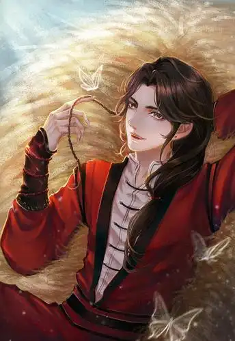 p站画师笔下的花城:红衣胜枫,血雨探花,邪魅狂狷霸气妖娆