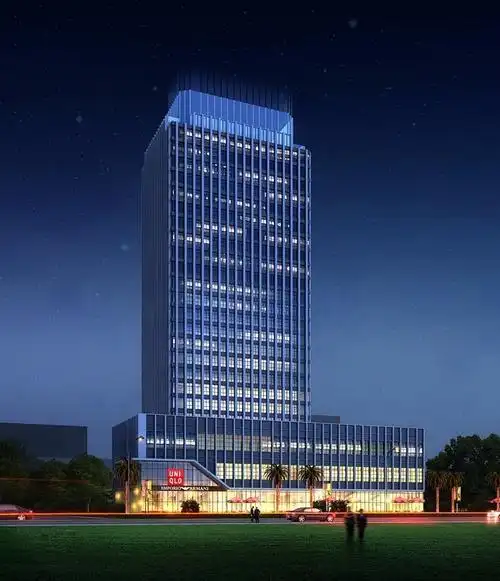 黄岩模塑中心大厦作为黄岩第一高楼,由两幢48层超高层建筑和一幢26层