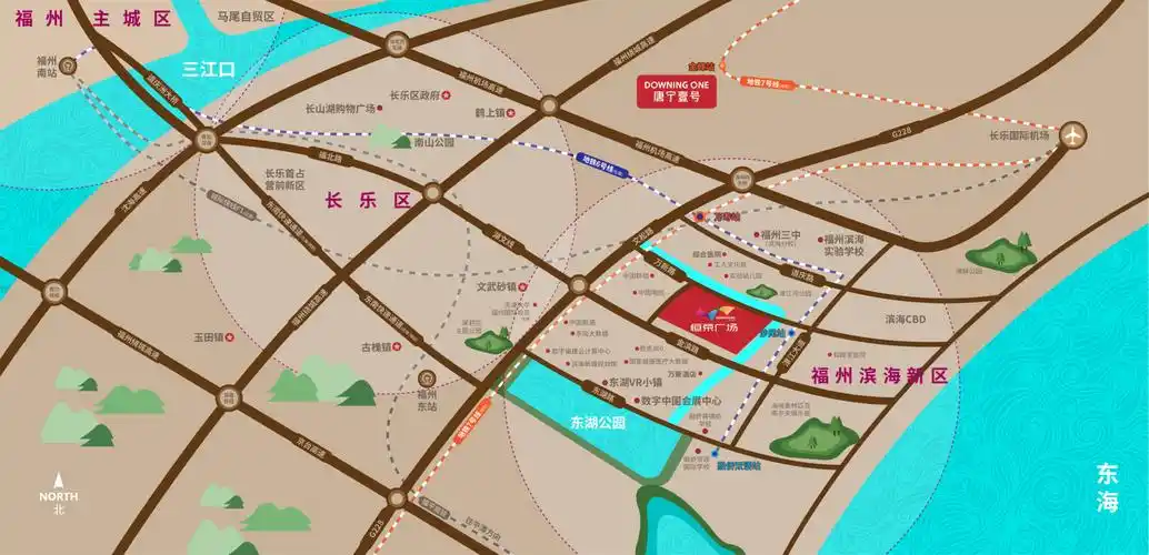 福州滨海新城恒荣广场售楼部