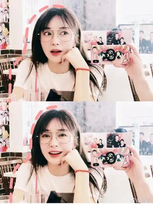 秦岚早期长发照片