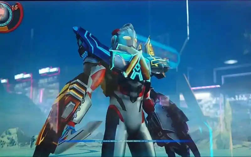 ur艾克斯混合铠甲 格利扎 必杀技能演示【龙模玩】奥特曼融合激战