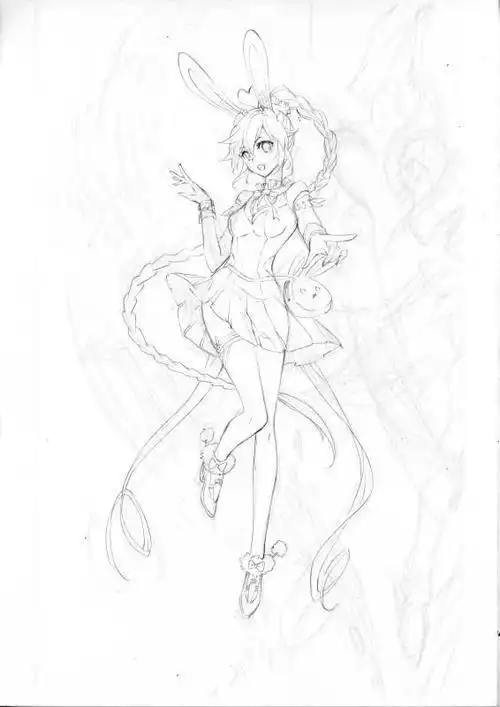 斗罗大陆唐三素描简笔画