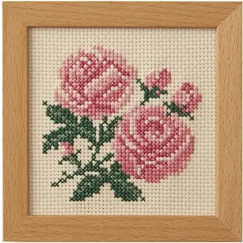 lecien 刺绣套装 小花框 十字绣 玫瑰 851