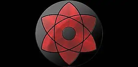 写轮眼三勾玉简笔画