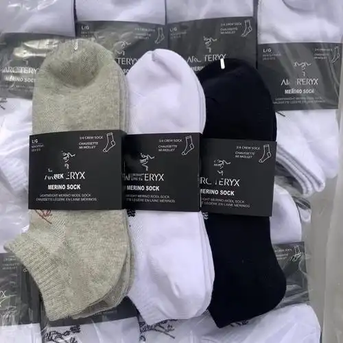 四季薄款网眼短筒棉袜黑白灰3双一卡吸汗透气袜子祖鸟男士船袜