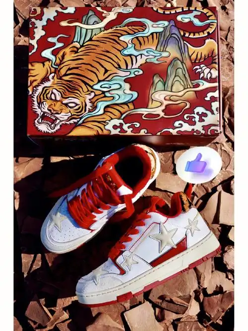 国潮小众品牌kaalixto虎年限定星星鞋