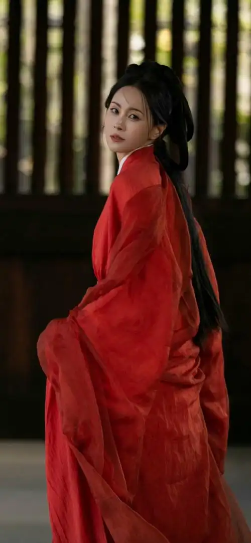 明星壁纸#  古风美人|红衣热烈|女艺人壁纸  陈瑶|张淼怡|傅颖