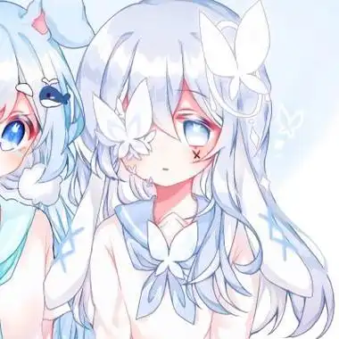 女生动漫二人闺蜜头像 动漫头像图片大全 -【爱个性】