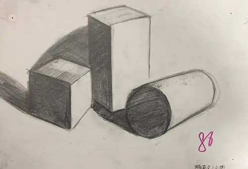 1月4日(周六上午)小学素描班学生作业赏析