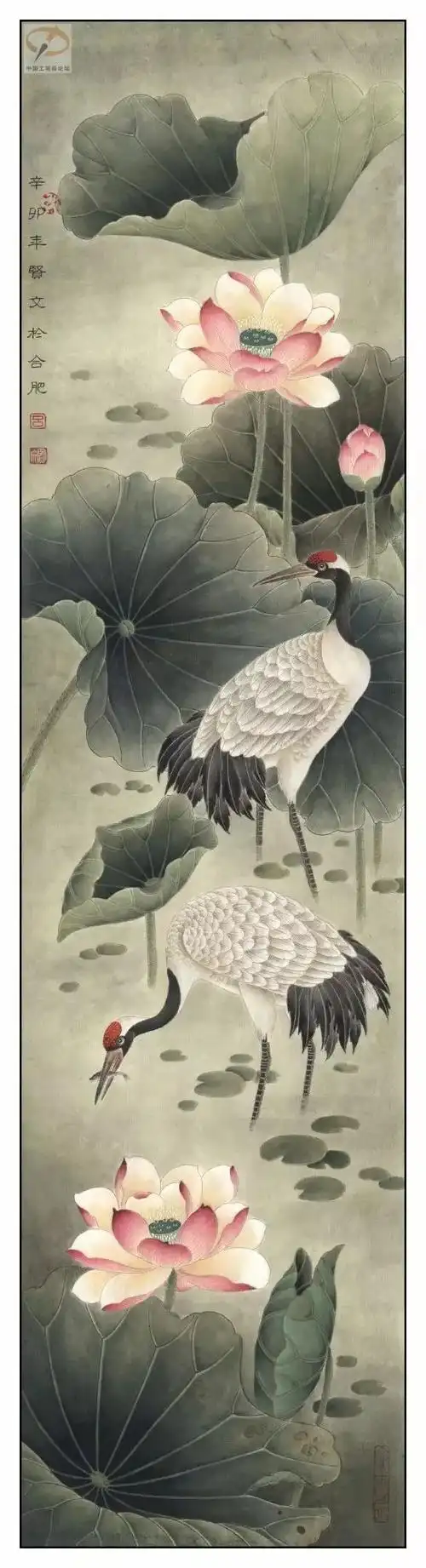 书画联盟丨工笔花鸟之仙鹤画法