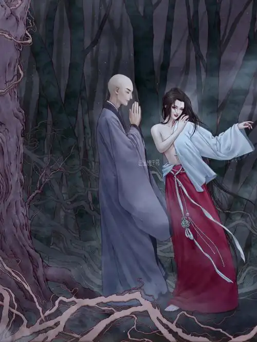 原创插画飞天夜叉