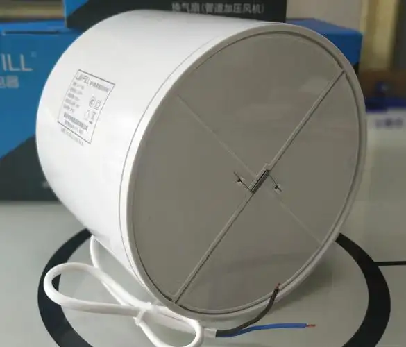 管道加压风机换气新风抽风机pvc160管6寸排风扇排气扇150mm6寸开洞