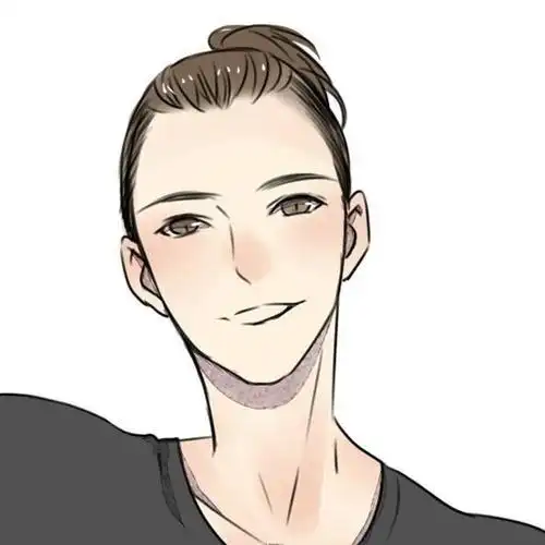 男生小辫子头像