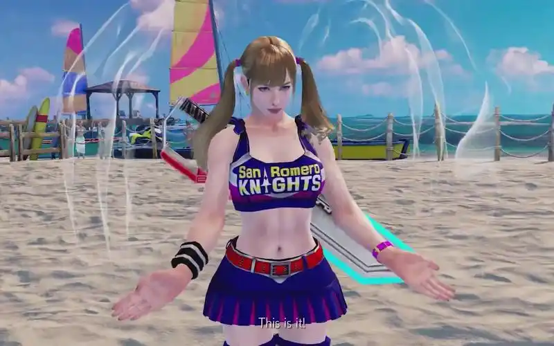 《铁拳7》mod 波兰女首相lidia的电锯甜心服装