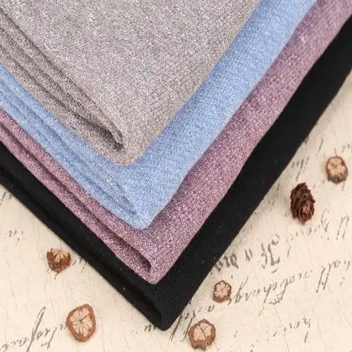 时尚针织面料棉涤无弹双卫衣 240g