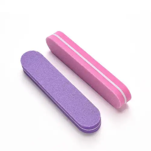 美甲迷你海绵锉条修型工具一次性指甲锉修甲搓短款打磨甲面磨砂条