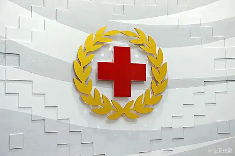 医疗_象征_红十字_墙壁_高清图片_全景视觉