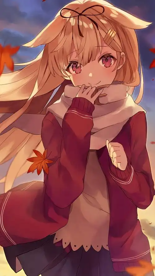 清新唯美动漫少女手机壁纸