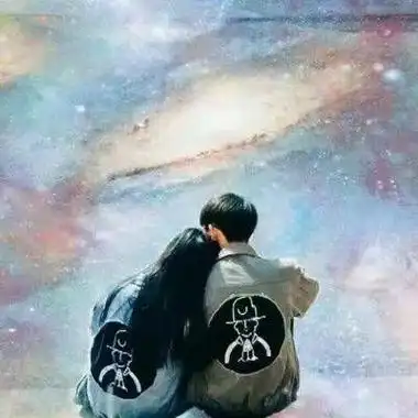 背影头像好看的小清新情侣合照一人一张