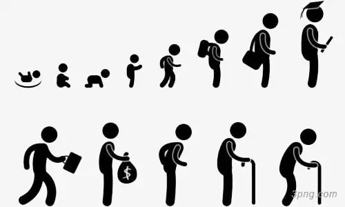 卡通人生png素材透明免抠图片动植人物