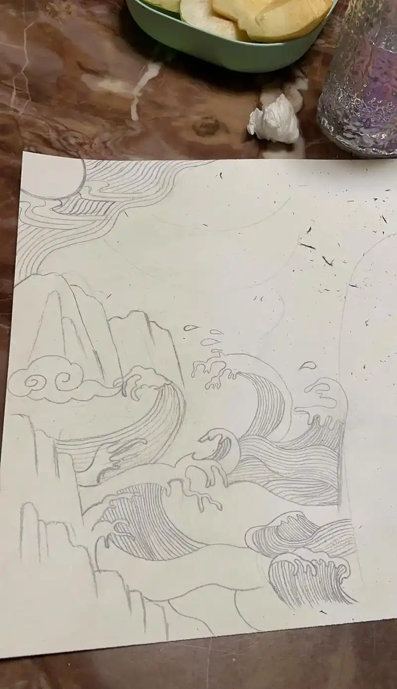 黄河绘画 #绘画分享 - 抖音