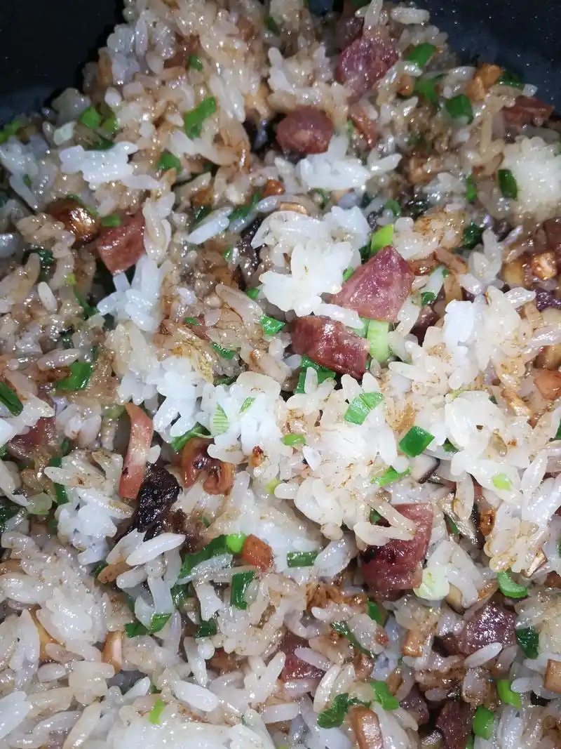 家庭广式腊味糯米饭