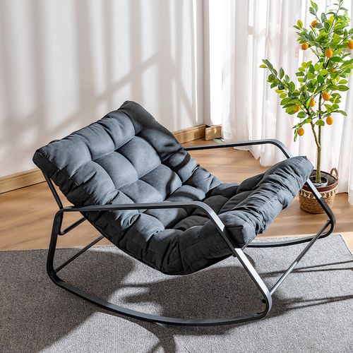 摇椅躺椅大人阳台家用休闲懒人沙发单双人户外庭院露天铁艺摇摇椅