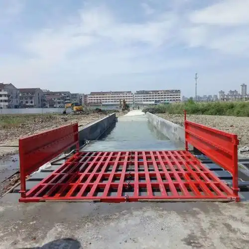 10个小时金华工地洗车槽工地自动洗车槽车辆自动洗车槽