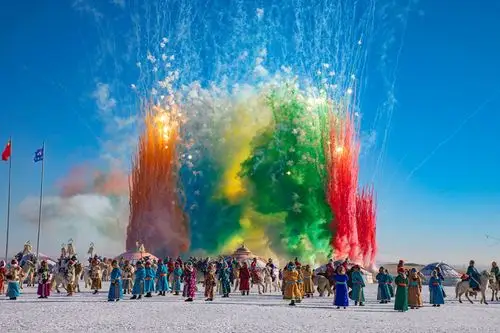 西乌珠穆沁冰雪那达慕节隆重开幕