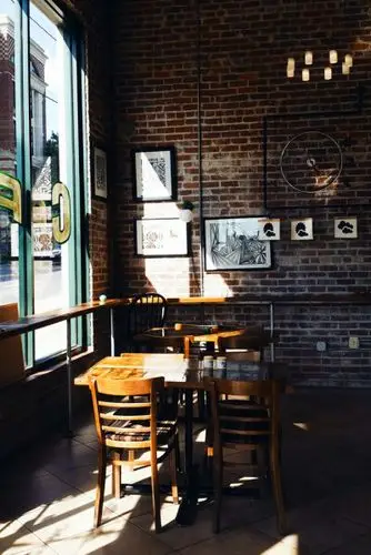 咖啡店 冬日暖阳