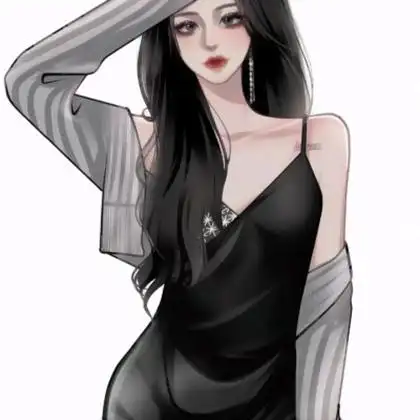 高冷御姐手绘女生头像 高清好看的高冷禁欲系御姐女头像动漫图片_女生