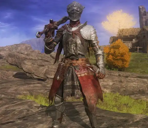 艾尔登法环黑魂3薪王套装替换指痕铠甲mod