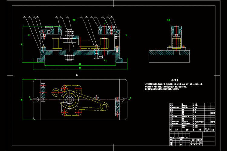 导向丝杆右支架机械加工工艺规程及钻ф18孔夹具设计【含cad图纸,说明
