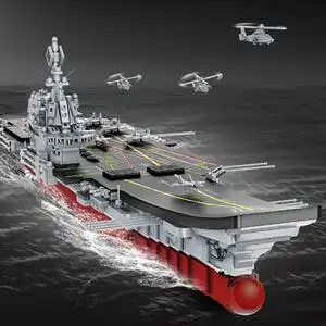 乐高积木方橙玩具航空母舰辽宁号山东舰航母军事系列男孩拼装6103