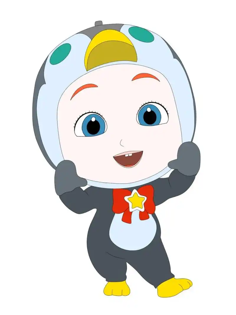 超级宝贝jojo简笔画,涂色