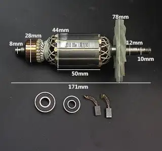 适配南方90大功率手提电刨配件木工电刨全铜线圈转子电机电刨配件