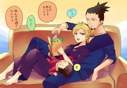 鹿丸与手鞠结婚后