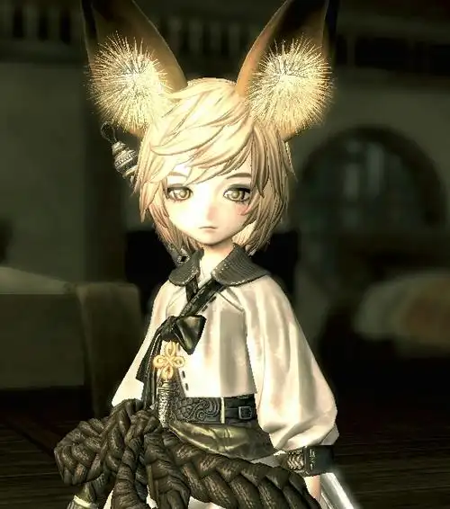 金发忧郁小男神剑灵灵族男捏脸数据下载