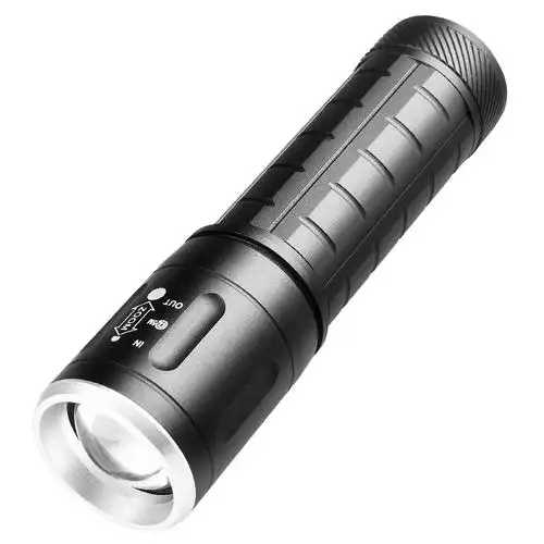 天猫康铭led强光充电式手提探照手电筒