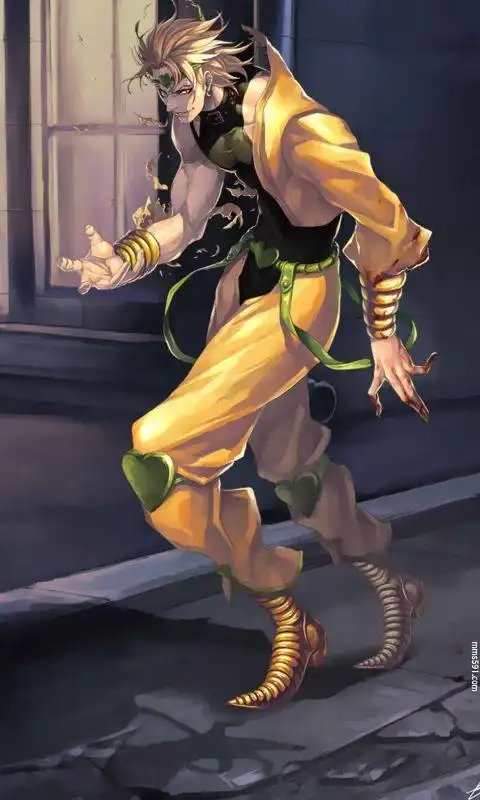 第一部jojo的奇妙冒险大反派迪奥·布兰度dio手机壁纸图片(2)