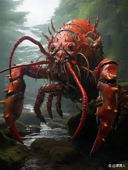 变异大龙虾,后人的口辐!